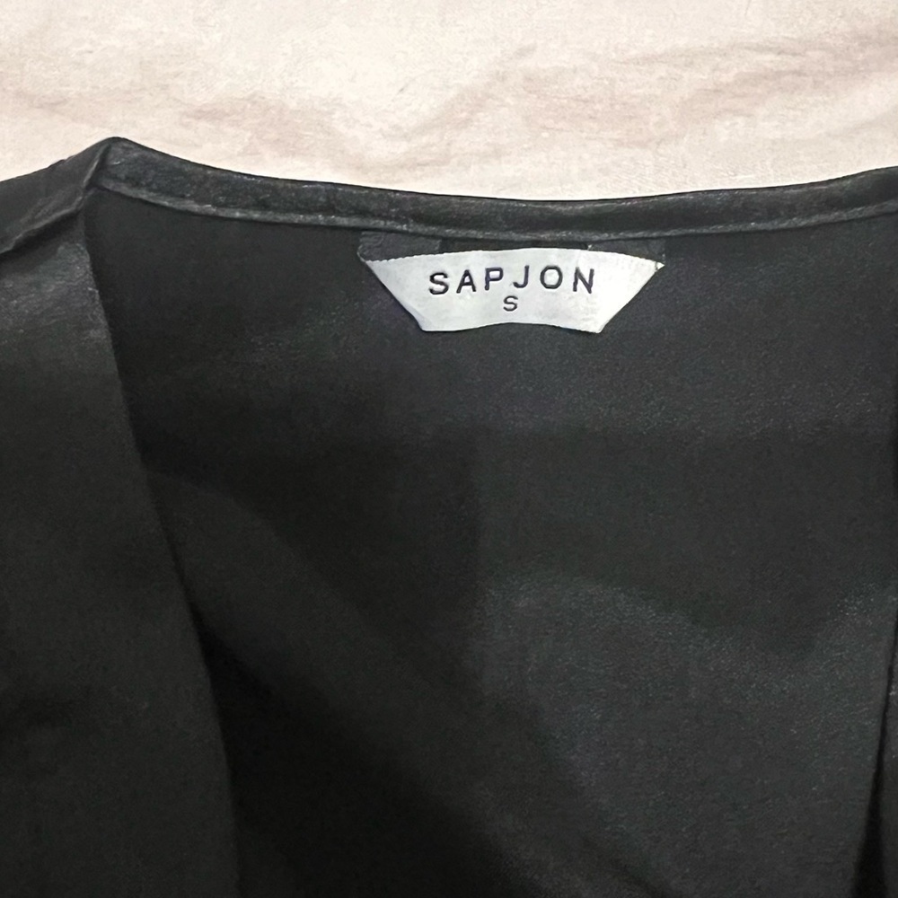 Elegant Black Satin Robe Women’s Small - Picture 3 of 6